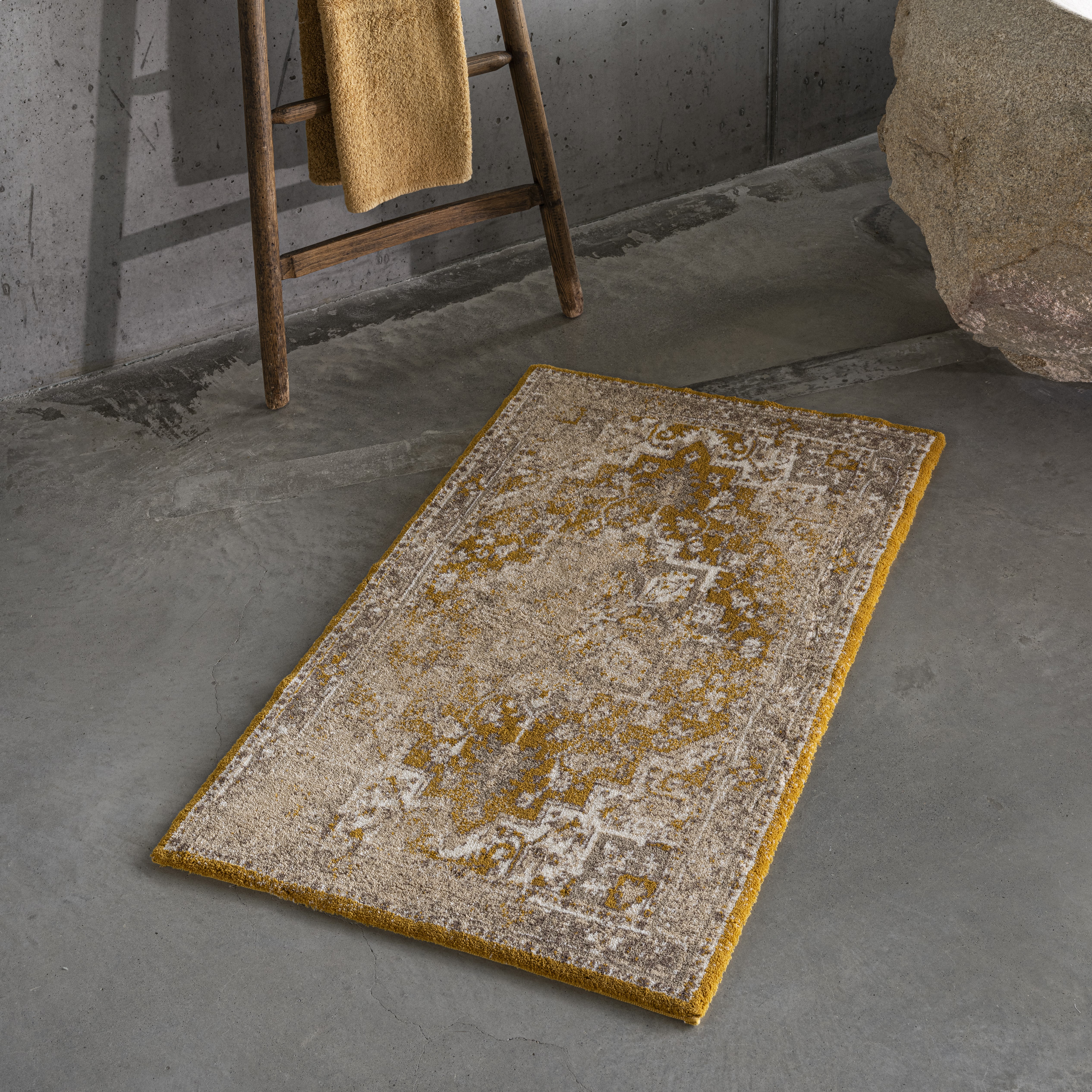 Gaya Bath Mat 714 By Designer Abyss Habidecor In Sand